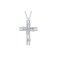 Collana Bliss Donna Bl via lattea in Oro bianco Diamante 0.17 Ct 20109706 - 20109706